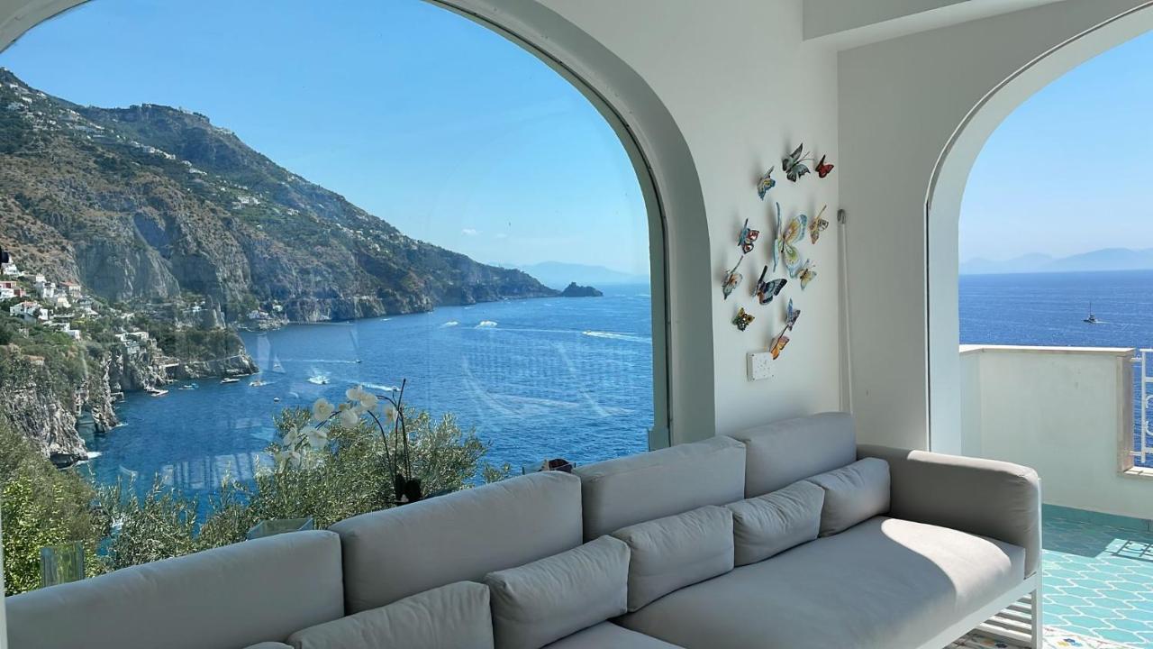 Villa Sul Mare - Praiano Bagian luar foto