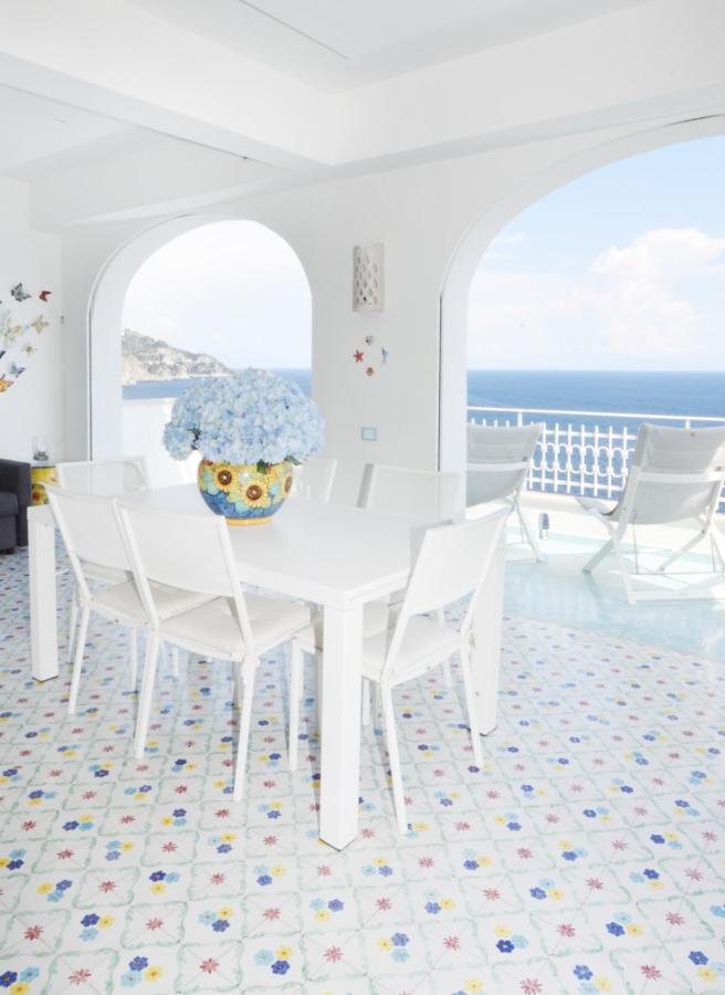 Villa Sul Mare - Praiano Bagian luar foto