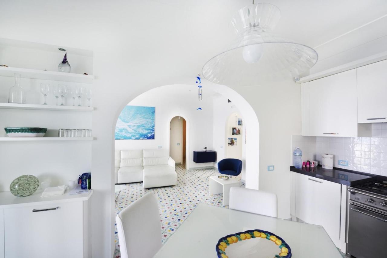 Villa Sul Mare - Praiano Bagian luar foto