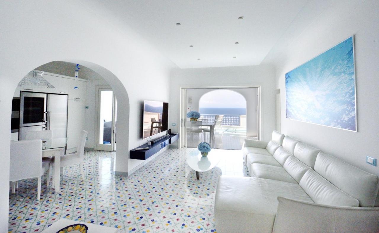 Villa Sul Mare - Praiano Bagian luar foto