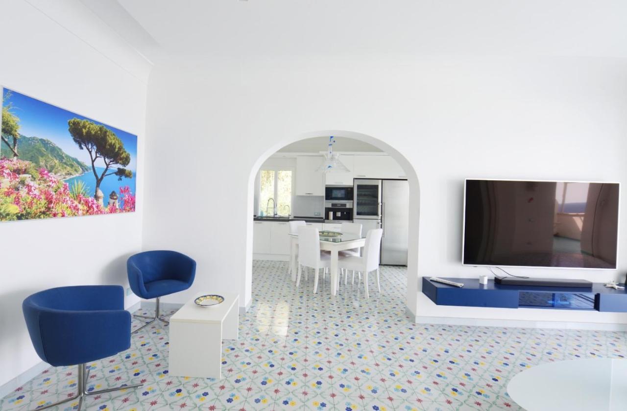 Villa Sul Mare - Praiano Bagian luar foto